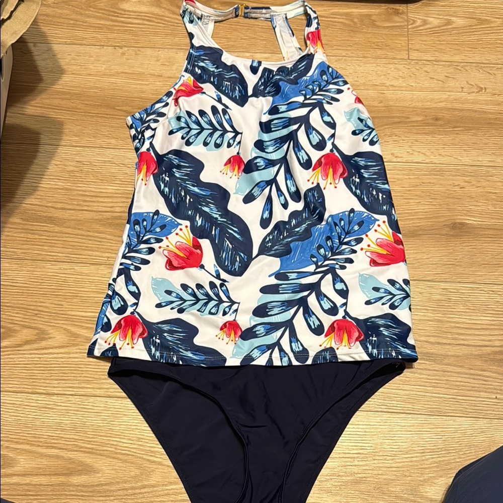 Floral Tankini Swimsuit